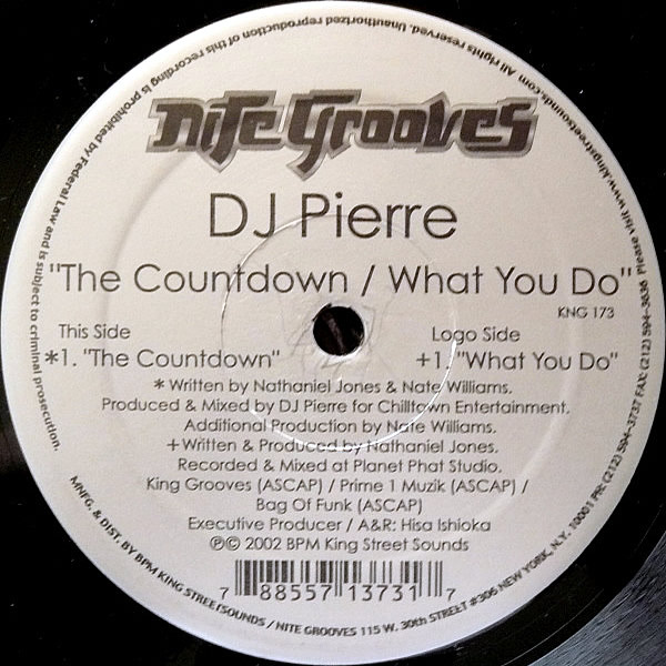 DJ PIERRE - The Countdown/What You Do
