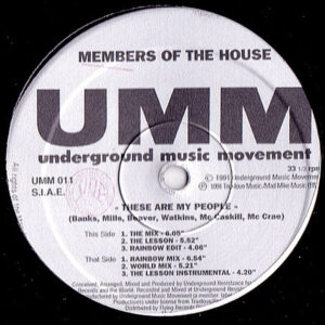 MEMBERS OF THE HOUSE - These Are My People