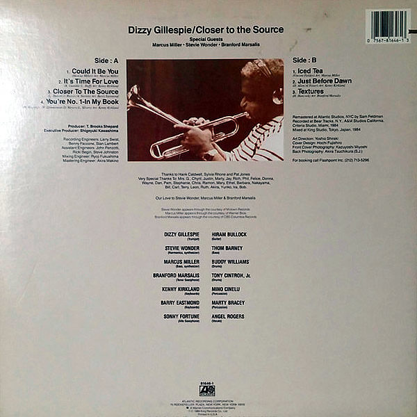 DIZZY GILLESPIE - Closer To The Source