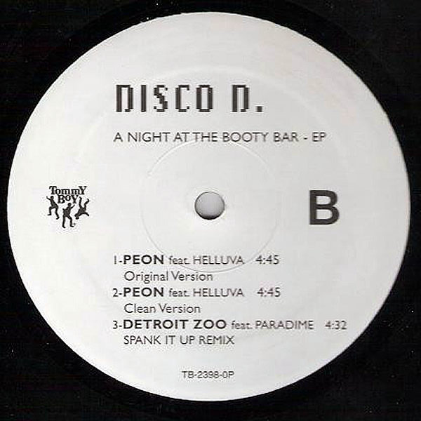 DISCO D - A Night At The Booty Bar EP