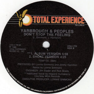 YARBROUGH & PEOPLES – Don’t Stop The Feeling