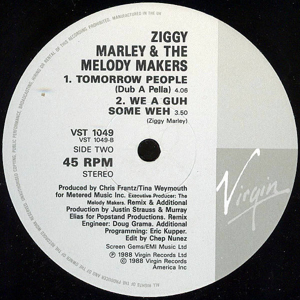 ZIGGY MARLEY & THE MELODY MAKER - Tomorrow People