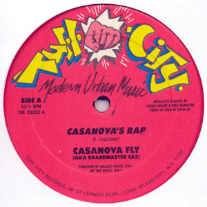 CASANOVA FLY aka GRANDMASTER CAZ – Casanova’s Rap