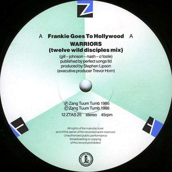 Frankie Goes To Hollywood ‎– Warriors