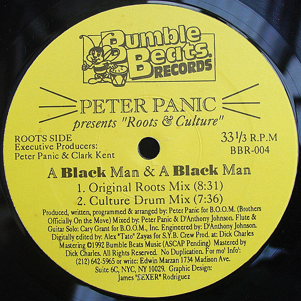 PETER PANIC - A Black Man & A Black Man