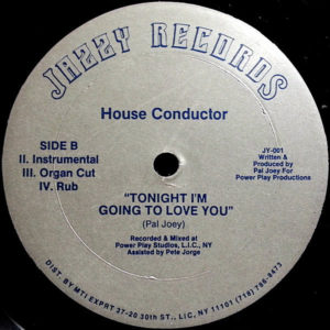 HOUSE CONDUCTOR – Tonight I’m Going To Love You