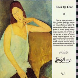 BOOK OF LOVE – Modigliani ( Lost In Your Eyes )
