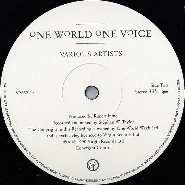 VARIOUS - One World One Voice