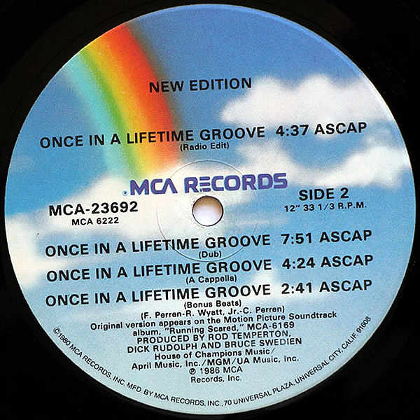 NEW EDITION - Once In A Lifetime Groove