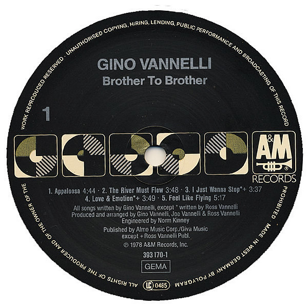 GINO VANNELLI - Brother To Brother