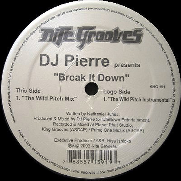 DJ PIERRE - Break It Down