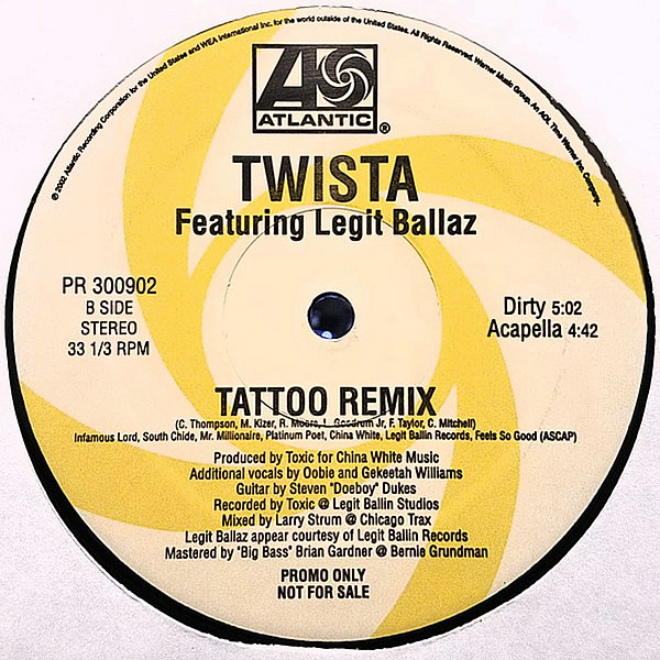 TWISTA feat LEGIT BALLAZ - Tattoo Remix