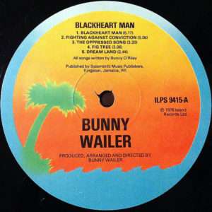 BUNNY WAILER – Blackheart Man