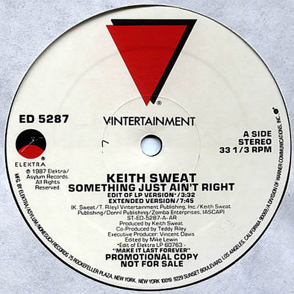 KEITH SWEAT - Something Just Ain't Righ't