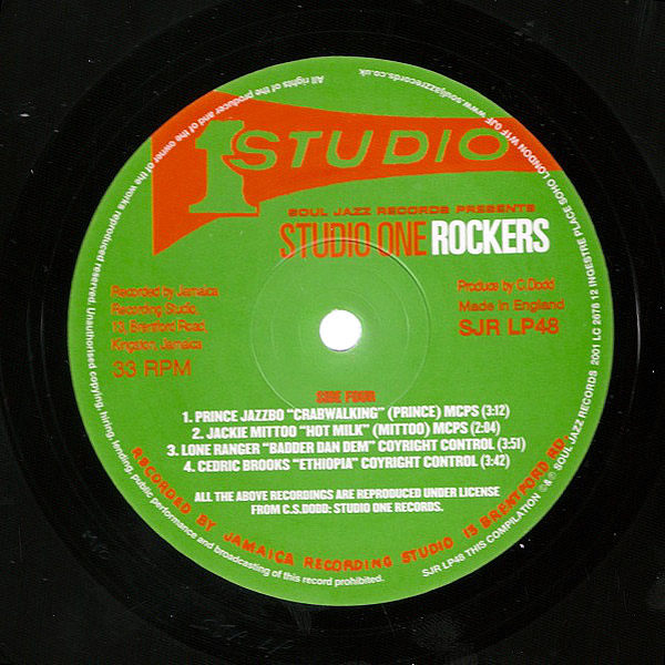 VARIOUS - Studio One Rockers