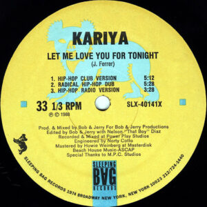 KARIYA – Let Me Love You For Tonight