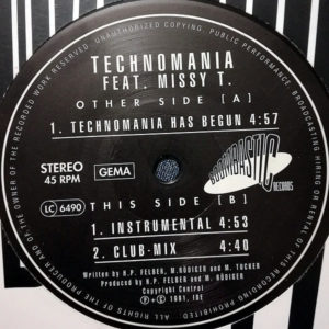 TECHNOMANIA feat MISSY T – Technomania Has Begun