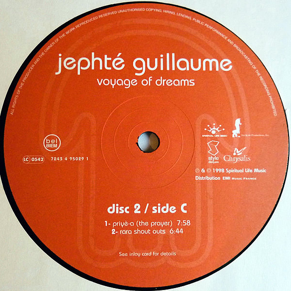 JEPHTE' GUILLAUME - Voyage Of Dreams