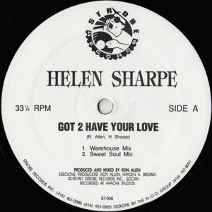 HELEN SHARPE – Got 2 Have Your Love