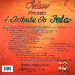 MAW presents A TRIBUTE TO FELA – Maw Expensive