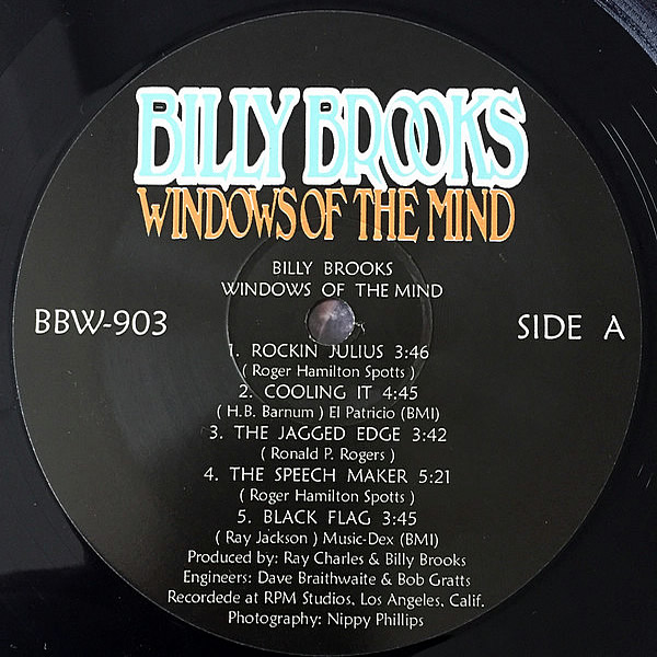 BILLY BROOKS - Windows Of The Mind