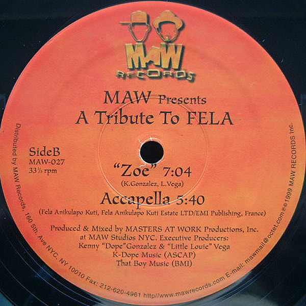 MAW presents A TRIBUTE TO FELA - Maw Expensive