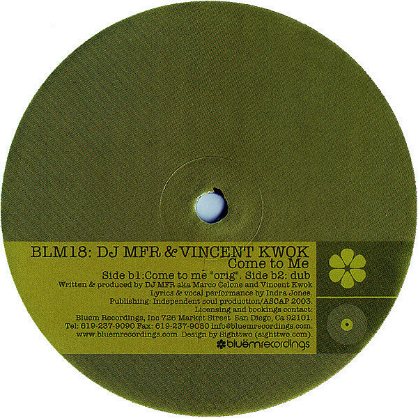 DJ MFR & VINCENT KWOK - Come To Me
