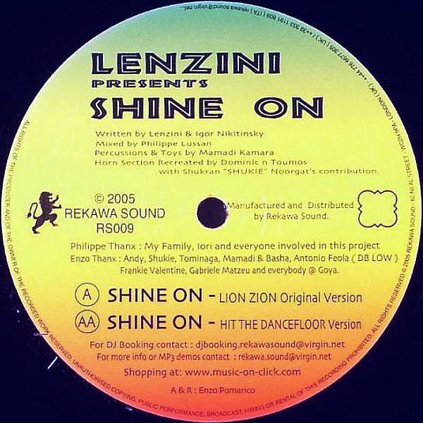 LENZINI - Shine On