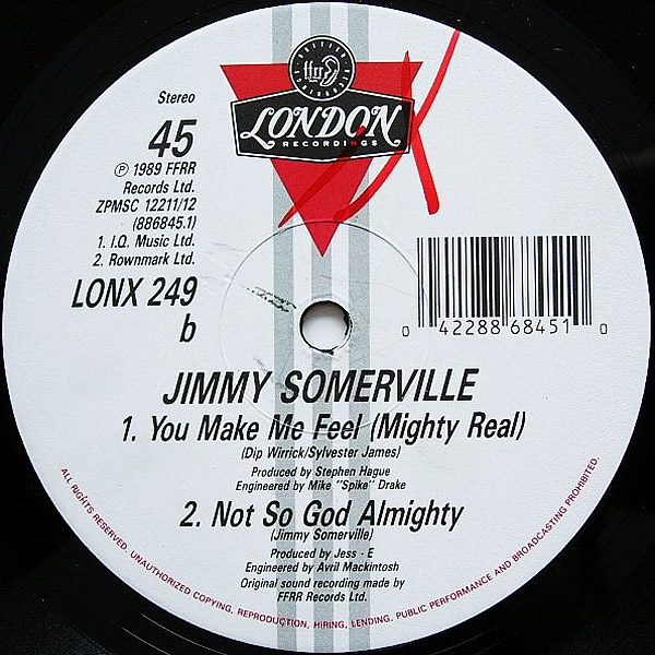 JIMMY SOMMERVILLE - Mighty Real
