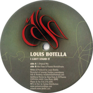 LOUIS BOTELLA - I Can't Stand