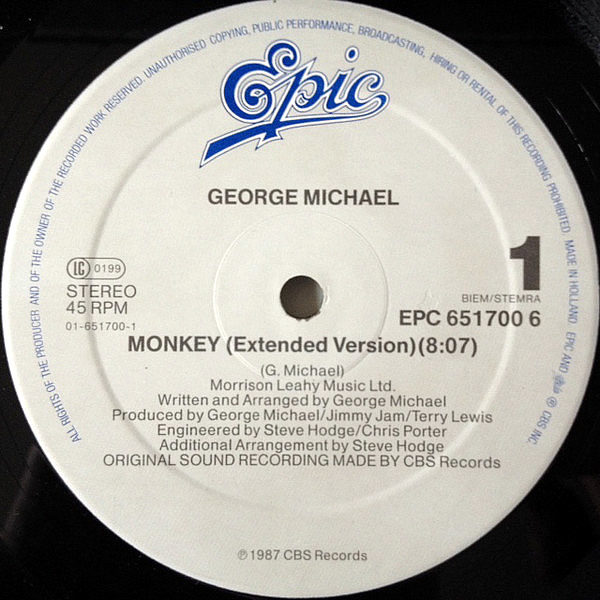 GEORGE MICHAEL - Monkey