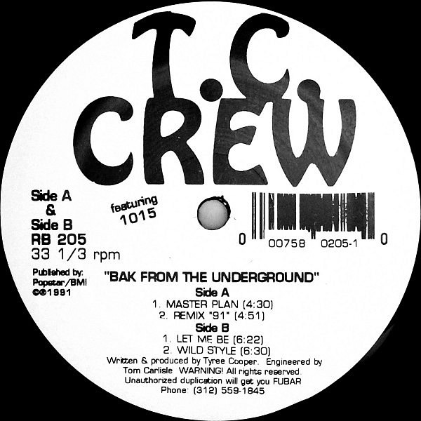 T.C. CREW feat 1015 - Bak From The Underground