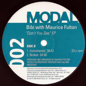 BIBI with MAURICE FULTON – Don’t You See EP