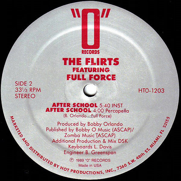 THE FLIRTS feat FULL FORCE - After School
