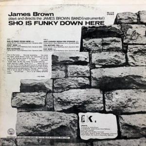 JAMES BROWN – Sho Is Funky Down Here