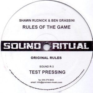 SHAWN RUDNICK & BEN GRASSINI – Rules Of The Game