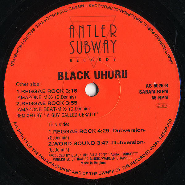 BLACK UHURU - Reggae Rock
