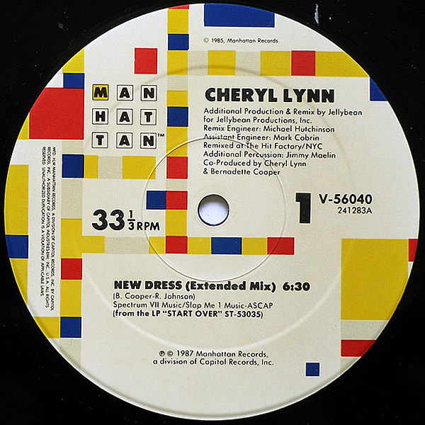 CHERYL LYNN - New Dress