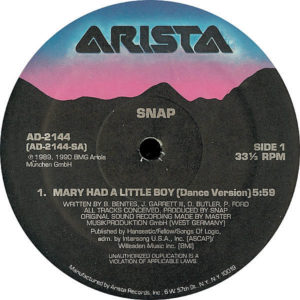 SNAP – Mary Had A Little Boy