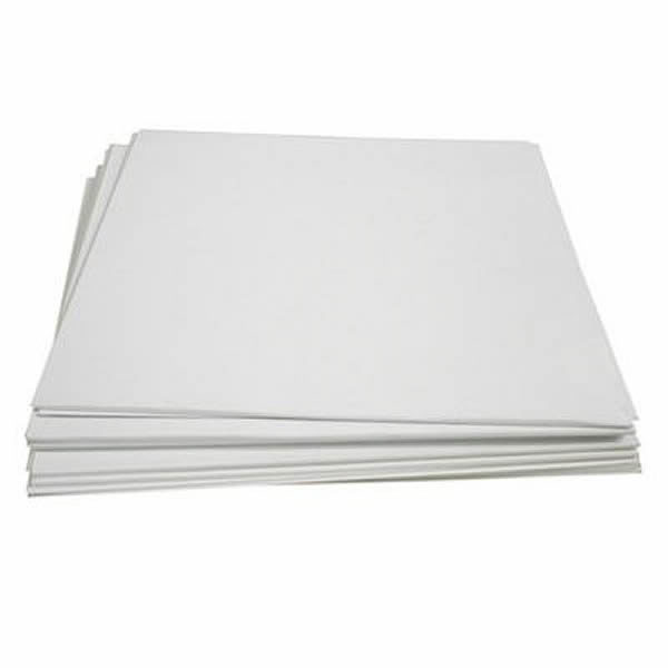 12"/LP Cardboard Sleeve Plain White with Spine