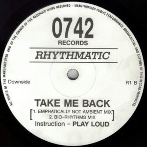 RHYTHMATIC – Take Me Back
