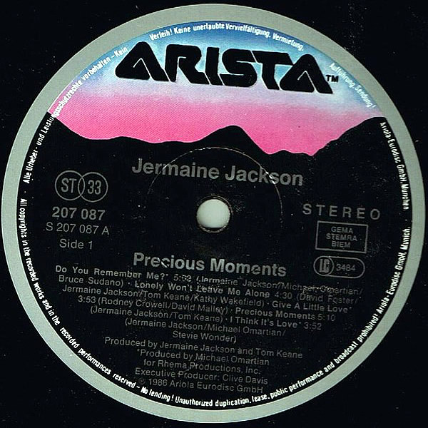 JERMAINE JACKSON - Precious Moments