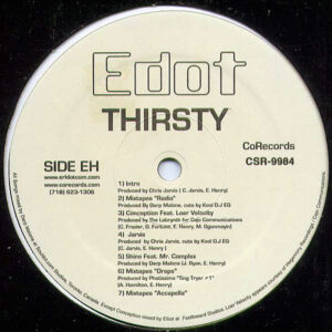 EDOT aka ERLDOTCOM – Thirsty EP