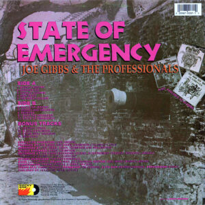 JOE GIBBS & THE PROFESSIONALS – State Of Emergency
