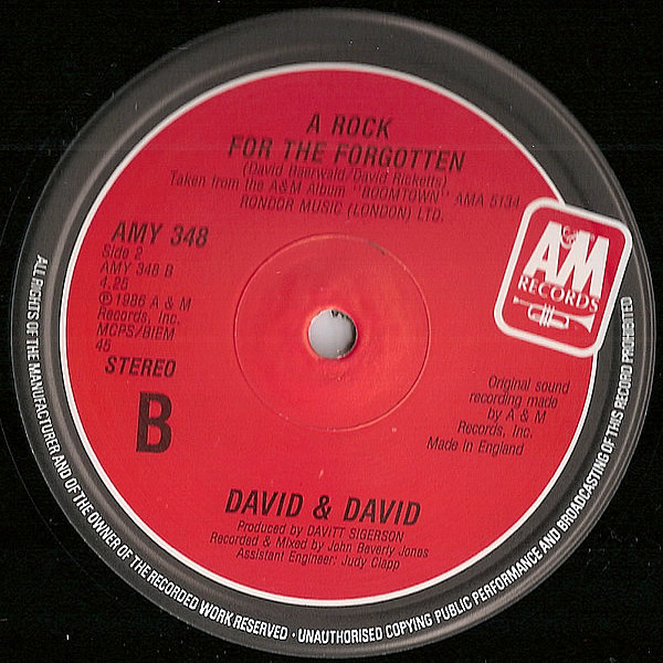 DAVID & DAVID - Welcome To The Boomtown