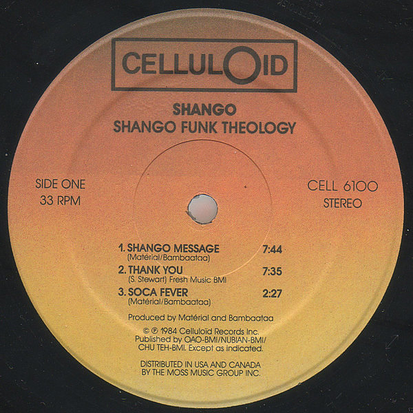 SHANGO - Shango Funk Theology