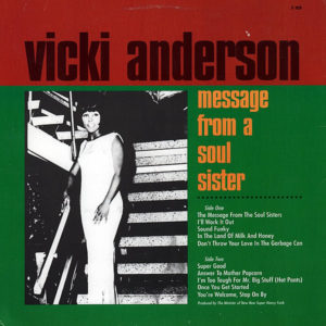 VICKI ANDERSON – Message From A Soul Sister