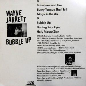 WAYNE JARRETT – Bubble Up