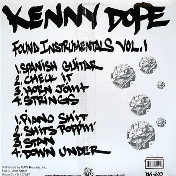 KENNY DOPE - Found Instrumentals Vol 1