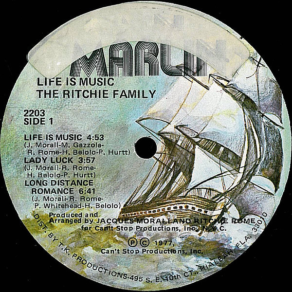 THE RITCHIE FAMILY - Life Is Music